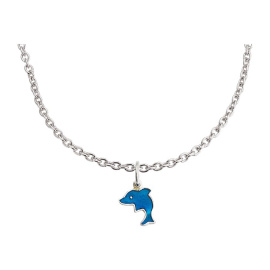 Stříbrný náhrdelník s přívěskem - Delfín