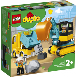 LEGO DUPLO 10931 Náklaďák a pásový bagr [10931]