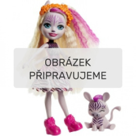 Mattel Enchantimals panenka se zvířátkem Zadie Zebra [GTM27]