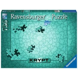 Ravensburger Krypt Puzzle: Metalická mátová 736 dílků