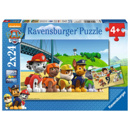 Ravensburger Puzzle Tlapková Patrola: Stateční psi 2x24 dílků