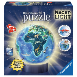 Ravensburger 3D Puzzleball svítící noční globus 72 ks
