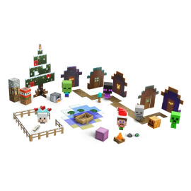 Mattel Minecraft Mob Head Minis Adventní kalendář [HHT64]