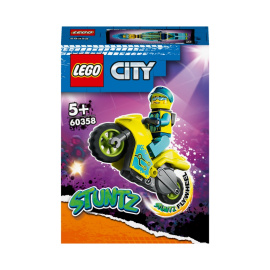 LEGO City 60358 Kaskadérská kybermotorka [60358]
