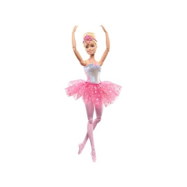 Barbie svítící magická baletka s růžovou sukní [HLC25]