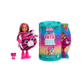 Mattel Barbie Cutie Reveal Chelsea Džungle - Tygr [HKR15]