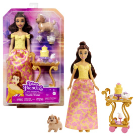 Mattel Disney Princess Kráska a zvíře - Belle a čajový vozík [HLW20]