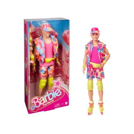 Mattel Barbie The Movie - Ken ve filmovém oblečku na kolečkových bruslích (HRF28)