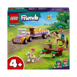 LEGO Friends 42634 Přívěs s koněm a poníkem