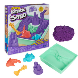 Spin Master Kinetic Sand - Sandbox Set fialový - 454 g (6067477)