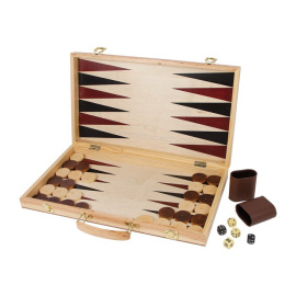 Kufřík šachy a vrhcáby (Backgammon)